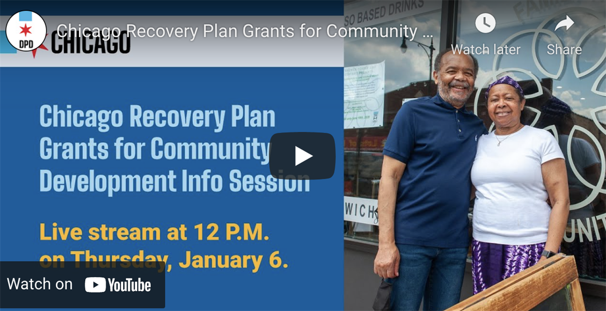 Chicago Recovery Plan Grant for community development launches 